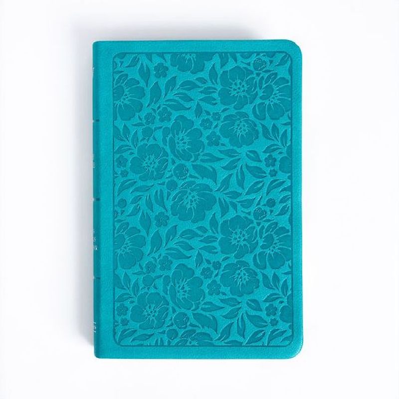 KJV Personal Size Bible, Teal Leathertouch