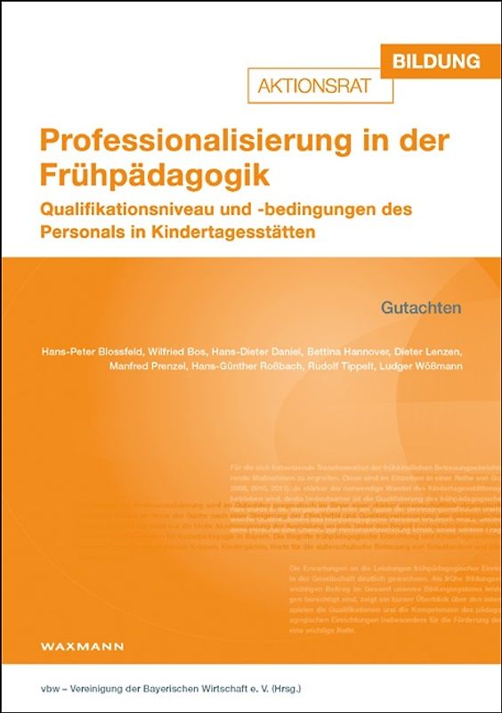 Professionalisierung in der Frühpädagogik