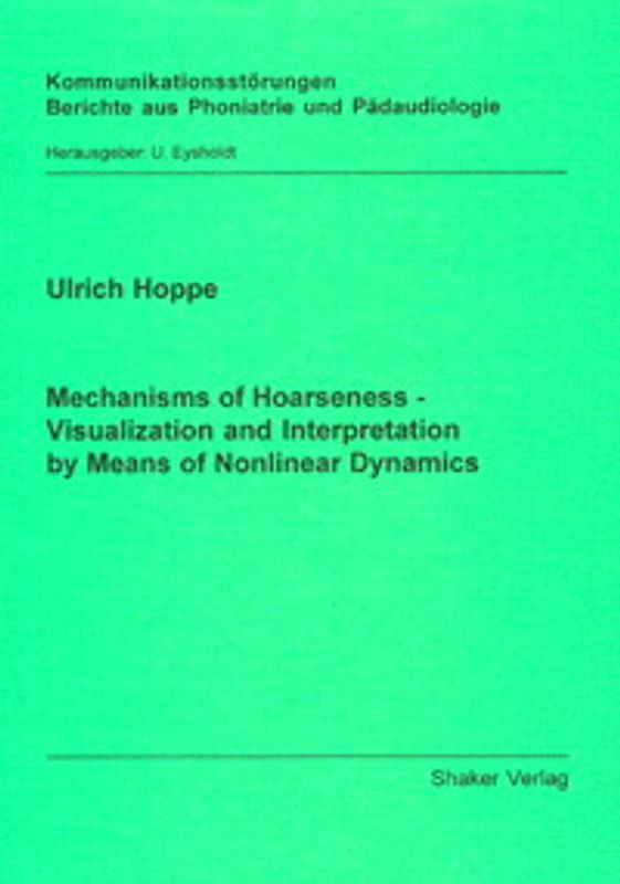 Mechanisms of Hoarseness