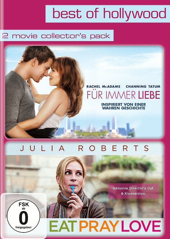 Best of Hollywood - 2 Movie Collector's Pack: Für immer Liebe / Eat Pray Love [2 DVDs] DVD