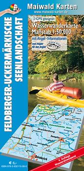 Wasserkarte Feldberg = Wasserwanderkarte Feldberger Seenlandschaft - Feldberger-Uckermärkische Seenlandschaft