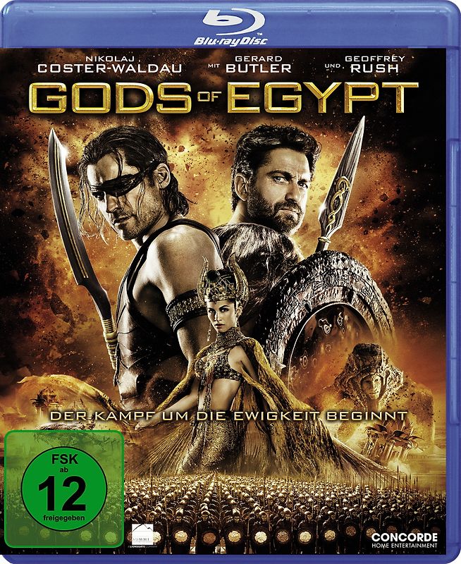 Gods of Egypt Blu-ray Disc