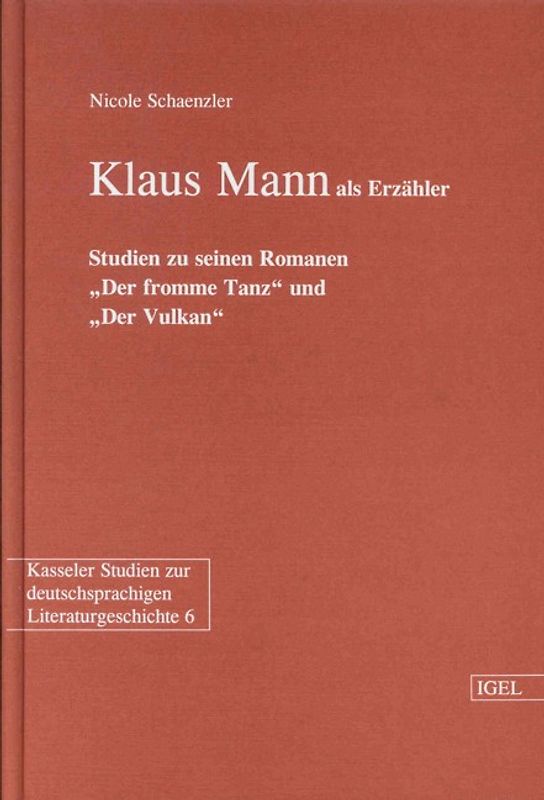 Klaus Mann als Erzähler