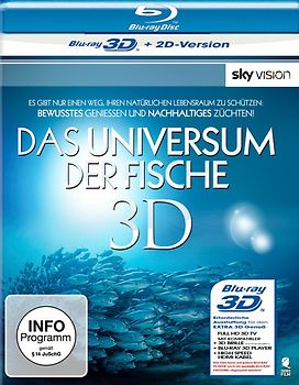 Das Universum der Fische - Lachse [SKY VISION, inkl. 2D Version] Blu-ray Disc