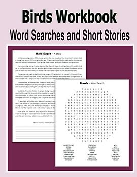 Birds Workbook - Word Searches and Short Stories