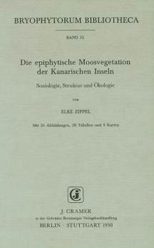 Die epiphytische Moosvegetation der Kanarischen Inseln