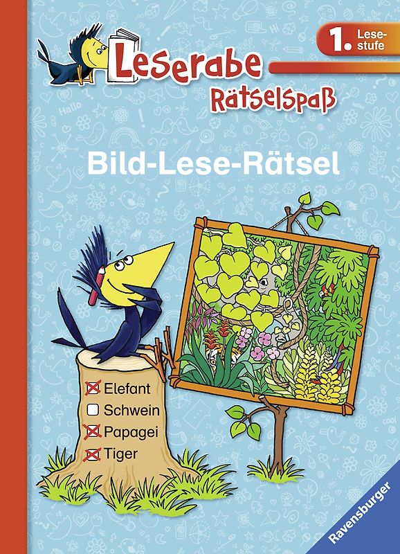 Leserabe: Bild-Lese-Rätsel (1. Lesestufe)