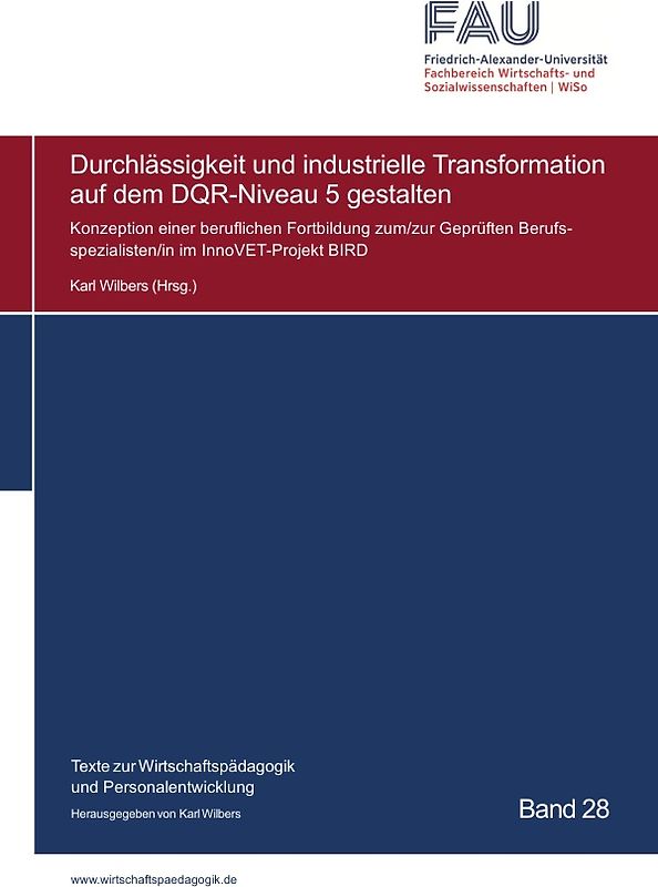 Blaue Reihe / Durchlässigkeit und industrielle Transformation auf dem DQR-Niveau 5 gestalten