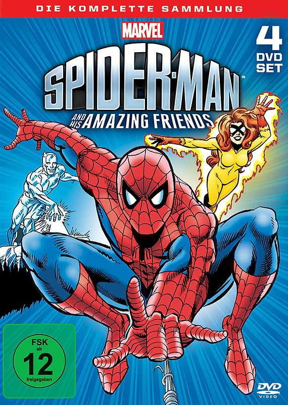 Spiderman And His Amazing Friends - Die komplette Serie [4 DVDs] DVD