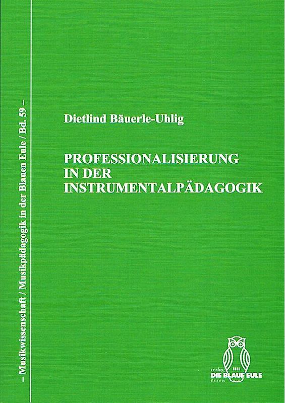 Professionalisierung in der Instrumentalpädagogik