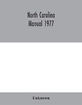 North Carolina Manual 1977