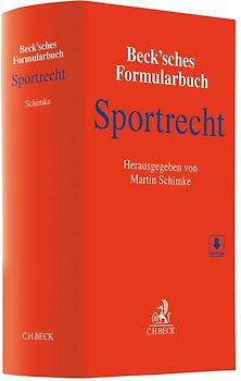 Beck'sches Formularbuch Sportrecht
