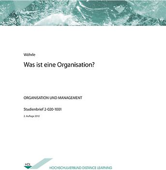 Was ist eine Organisation?