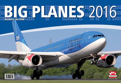 Big Planes - Airliners Flugzeug Kalender 2016