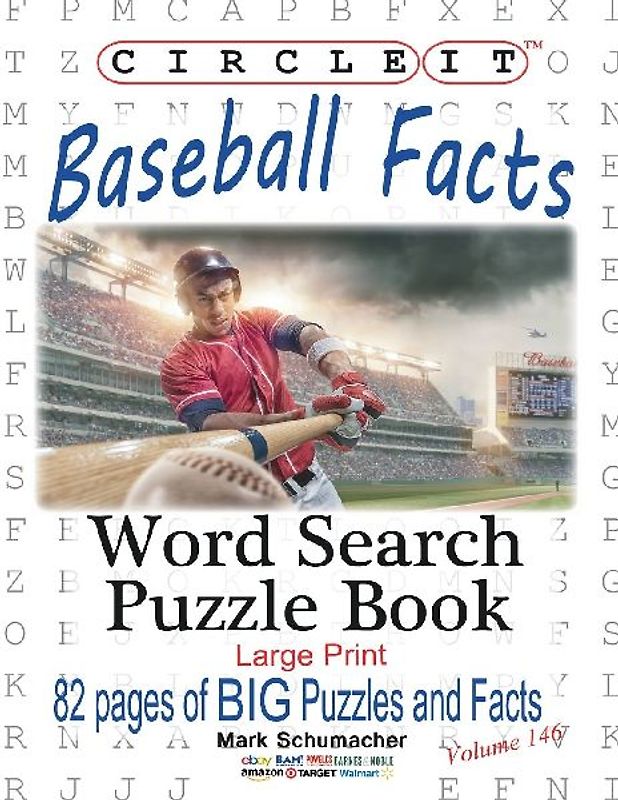 Circle It, Baseball Facts, Word Search, Puzzle Book