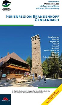 Wanderkarte Mittlerer Schwarzwald