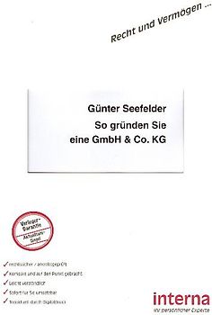 So gründen Sie eine GmbH & Co. KG
