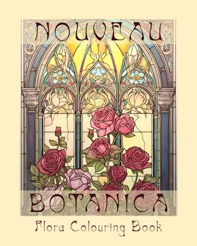 Nouveau Botanica: Flora: A Mindful Colouring Book by Pantheon Apothecary (Botanical Colouring Books by Pantheon Apothecary)