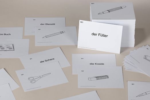 Deutsch als Zweitsprache. Erste Schritte - Pfad 1: Wort- und Bildkarten Nomen