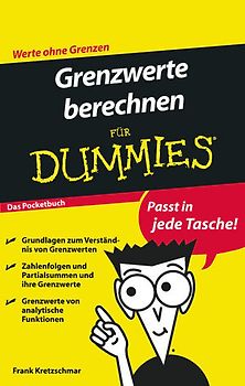 Grenzwerte berechnen für Dummies Das Pocketbuch