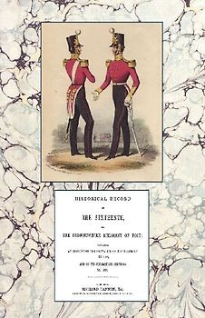 HISTORICAL RECORD OF THE SIXTEENTH OR THE BEDFORDSHIRE REGIMENT OF FOOT 1688-1848