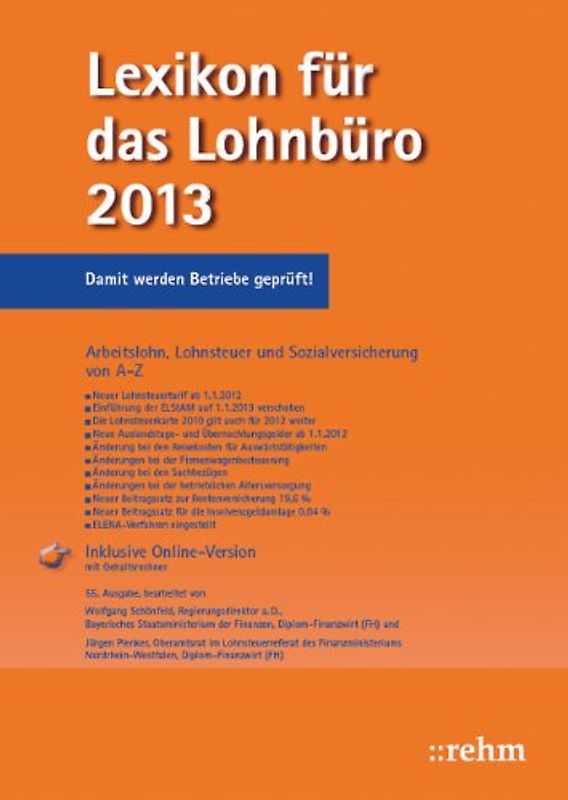 Lexikon für das Lohnbüro 2013