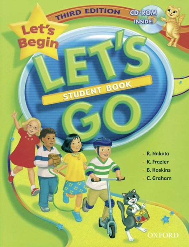 Let's Go. Third Edition / Beginner - Student's Book mit CD-ROM (Fun Video Dialoges, Songs, Games)