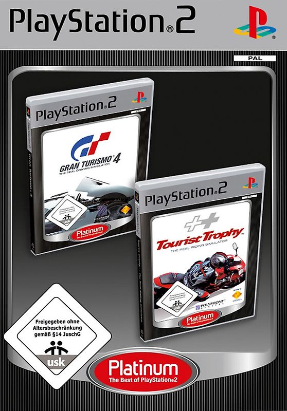 Gran Turismo 4 (GT4) + Tourist Trophy - The real Riding (Double Pack) PlayStation 2