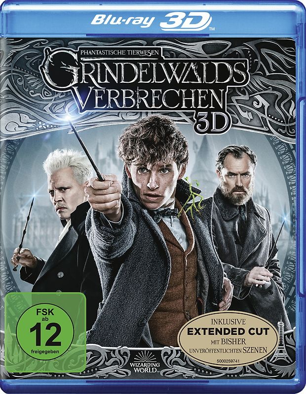Phantastische Tierwesen: Grindelwalds Verbrechen 3D [inkl. Blu-ray] 3D Blu-ray Disc