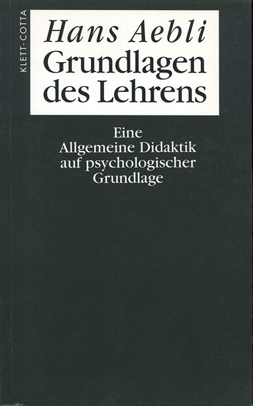 Grundlagen des Lehrens