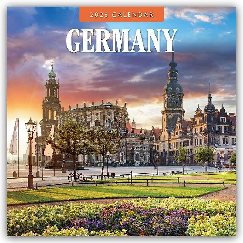 Germany  2026 Square Wall Calendar