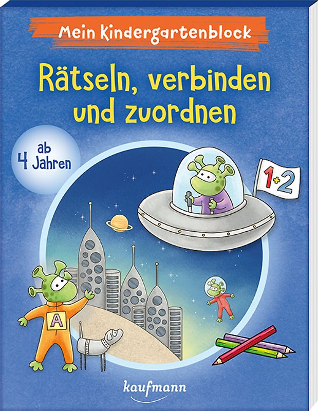 Mein Kindergartenblock - Rätseln, verbinden und zuordnen