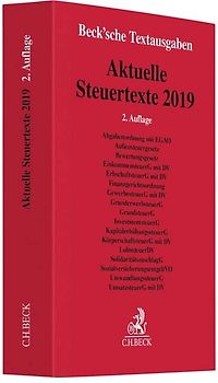 Aktuelle Steuertexte 2019