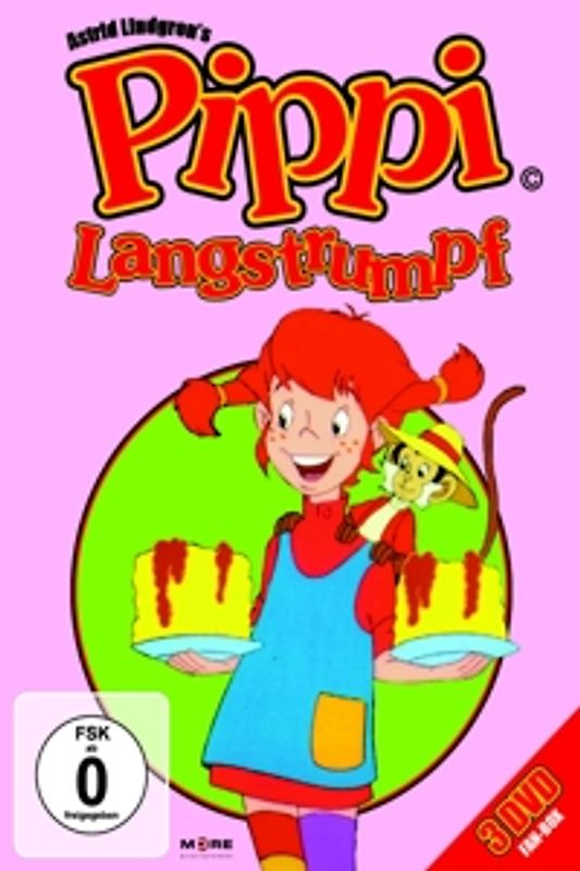 Pippi Langstrumpf - 20 Folgen - 3 DVD Fan-Box DVD