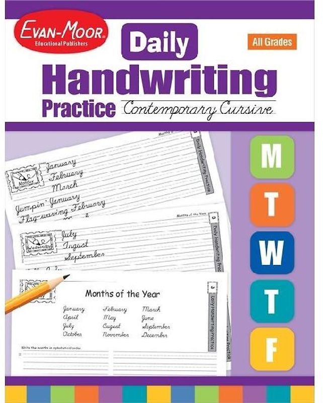 Daily Handwriting Contemporary Cursive Te