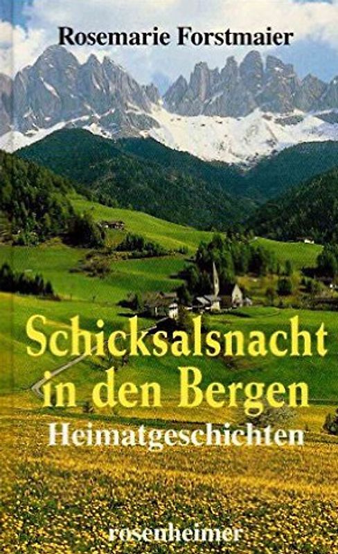 Heimatgeschichten: Schicksalsnacht in den Bergen - Rosemarie Forstmaier [2. Gebundene Ausgabe 2005]