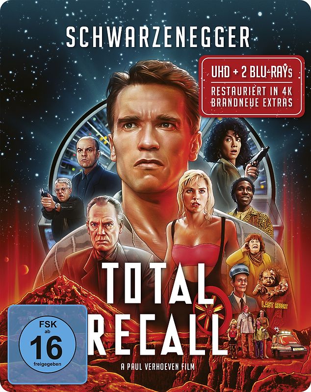 Total Recall - Totale Erinnerung [inkl. 2 Blu-rays, Limited Steelbook Edition] Blu-ray Disc