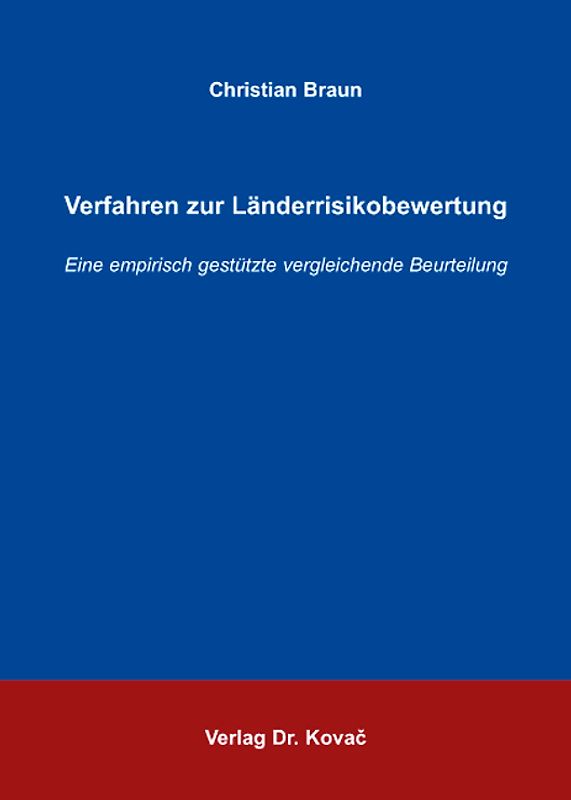 Verfahren zur Länderrisikobewertung