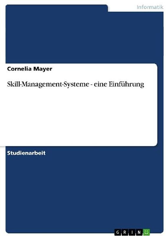 Skill-Management-Systeme - eine Einführung