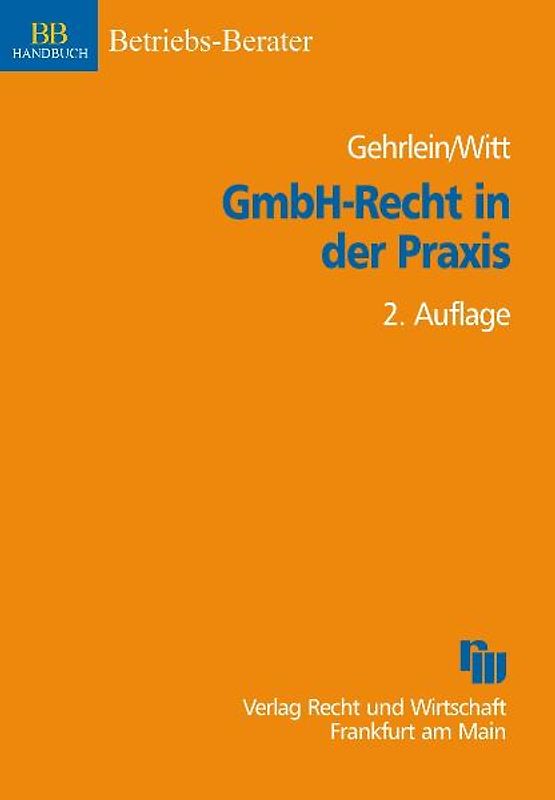 GmbH-Recht in der Praxis