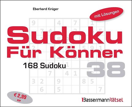 Sudoku für Könner 38 (5 Exemplare à 2,99 €)