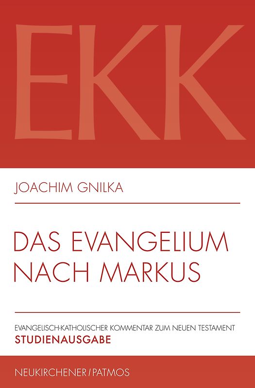 Das Evangelium nach Markus, EKK II. Studienausgabe