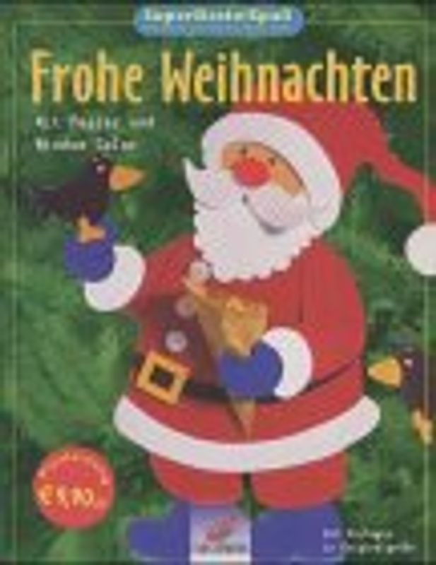 Frohe Weihnachten. Mit Papier & Window Color. SuperBastelSpass