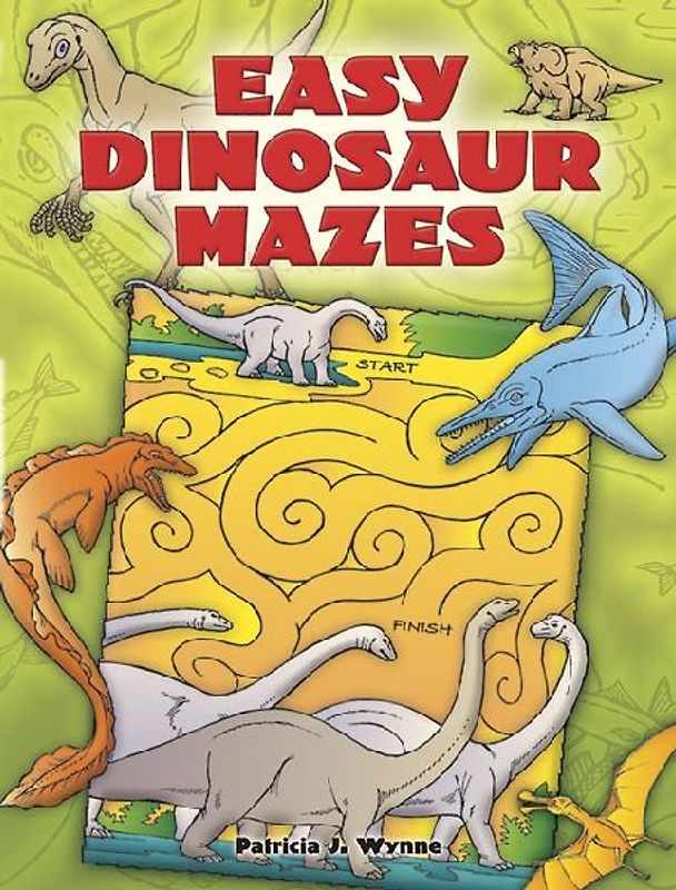 Easy Dinosaur Mazes