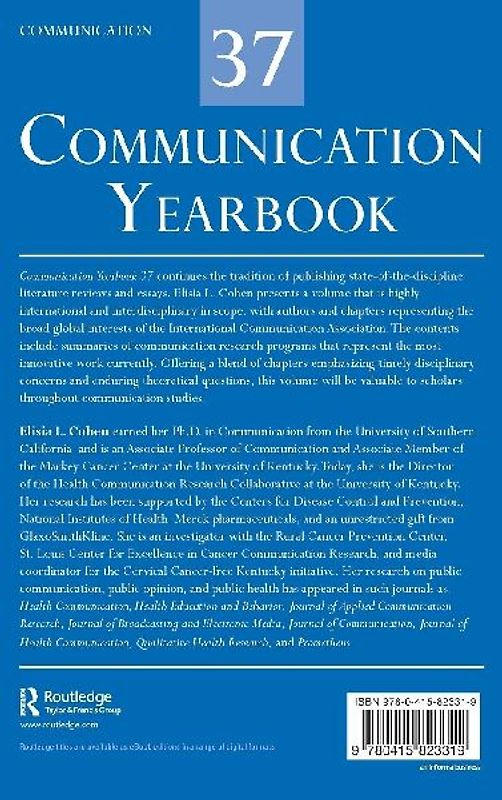 Communication Yearbook 37