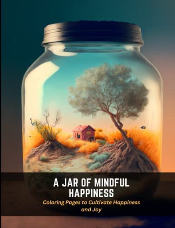 A Jar of Mindful Happiness: Coloring Pages to Cultivate Happiness and Joy