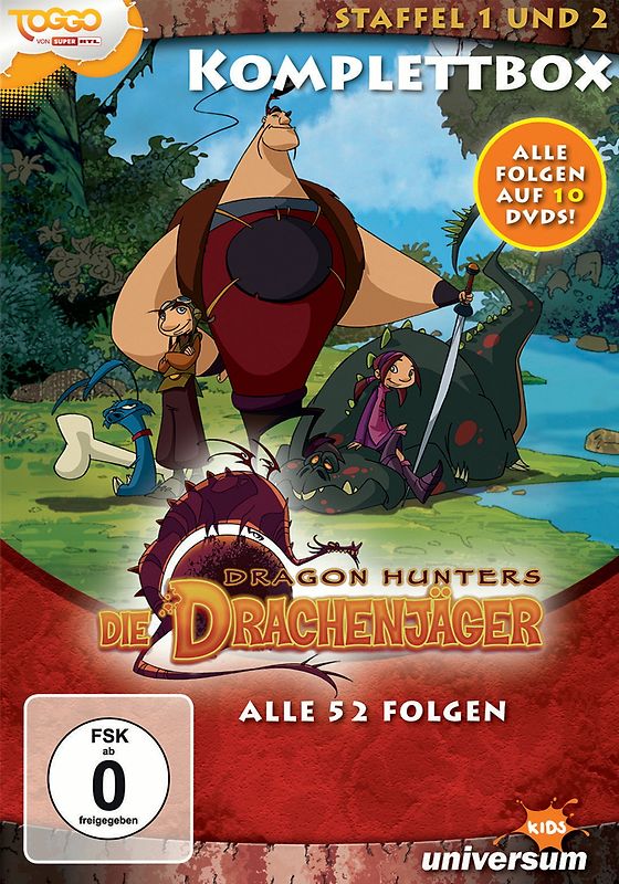 Dragon Hunters - Die Drachenjäger: Komplettbox - Alle 52 Folgen [10 DVDs] DVD