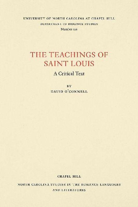 The Teachings of Saint Louis