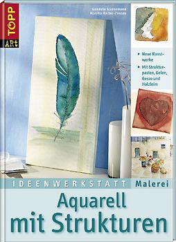 Aquarell mit Strukturen