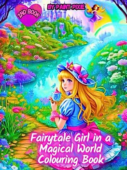 Fairytale Girl in a Magical World Colouring Book: 2nd Book